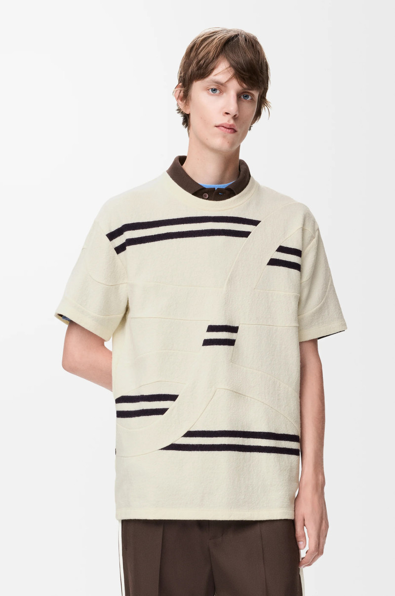 Oversized fit T-shirt in wool 3