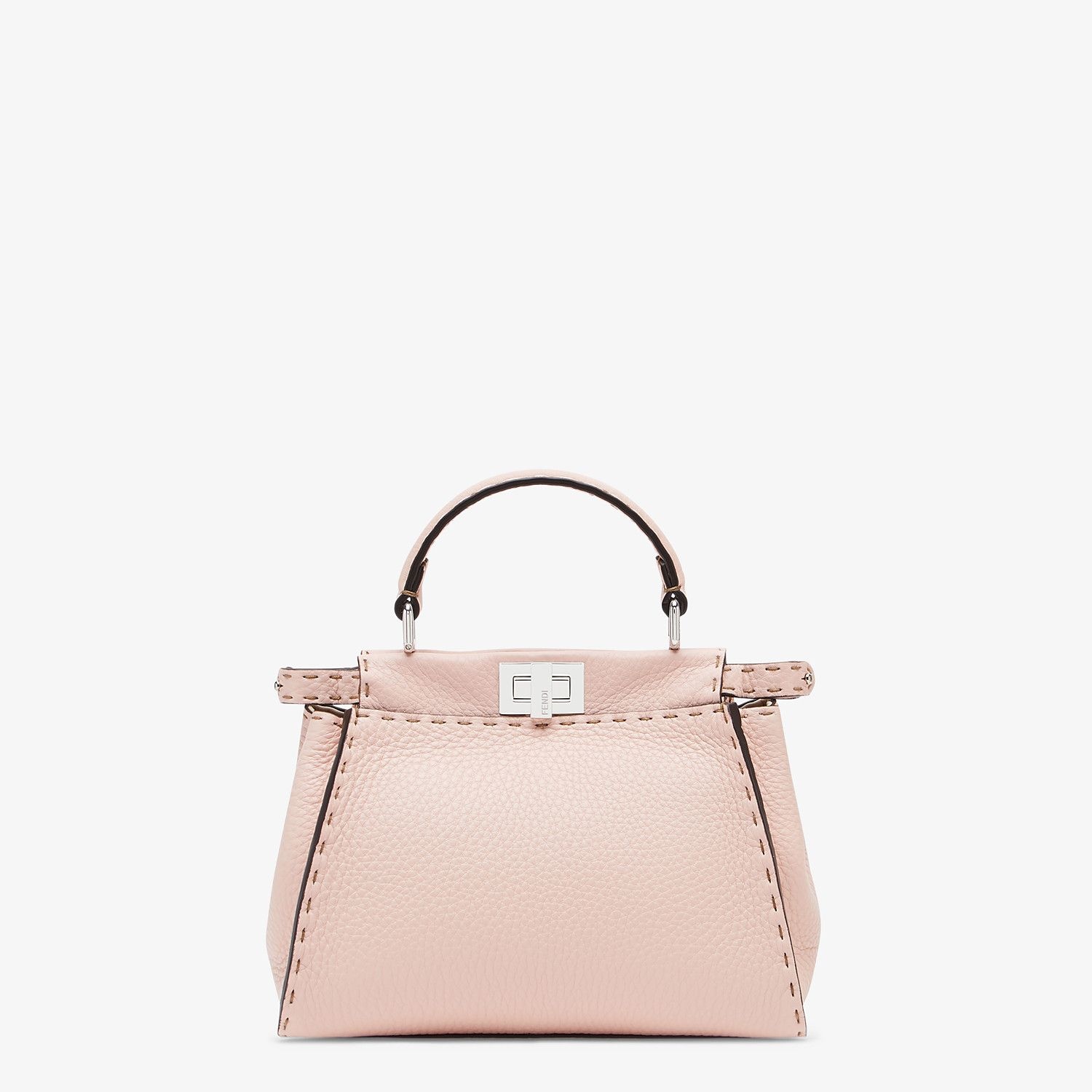 Pink leather bag - 1