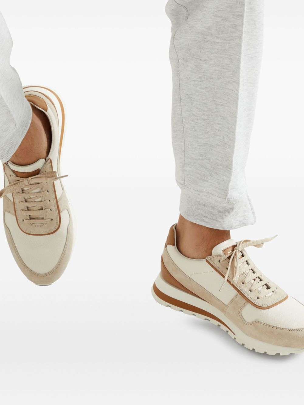 panelled sneakers - 5