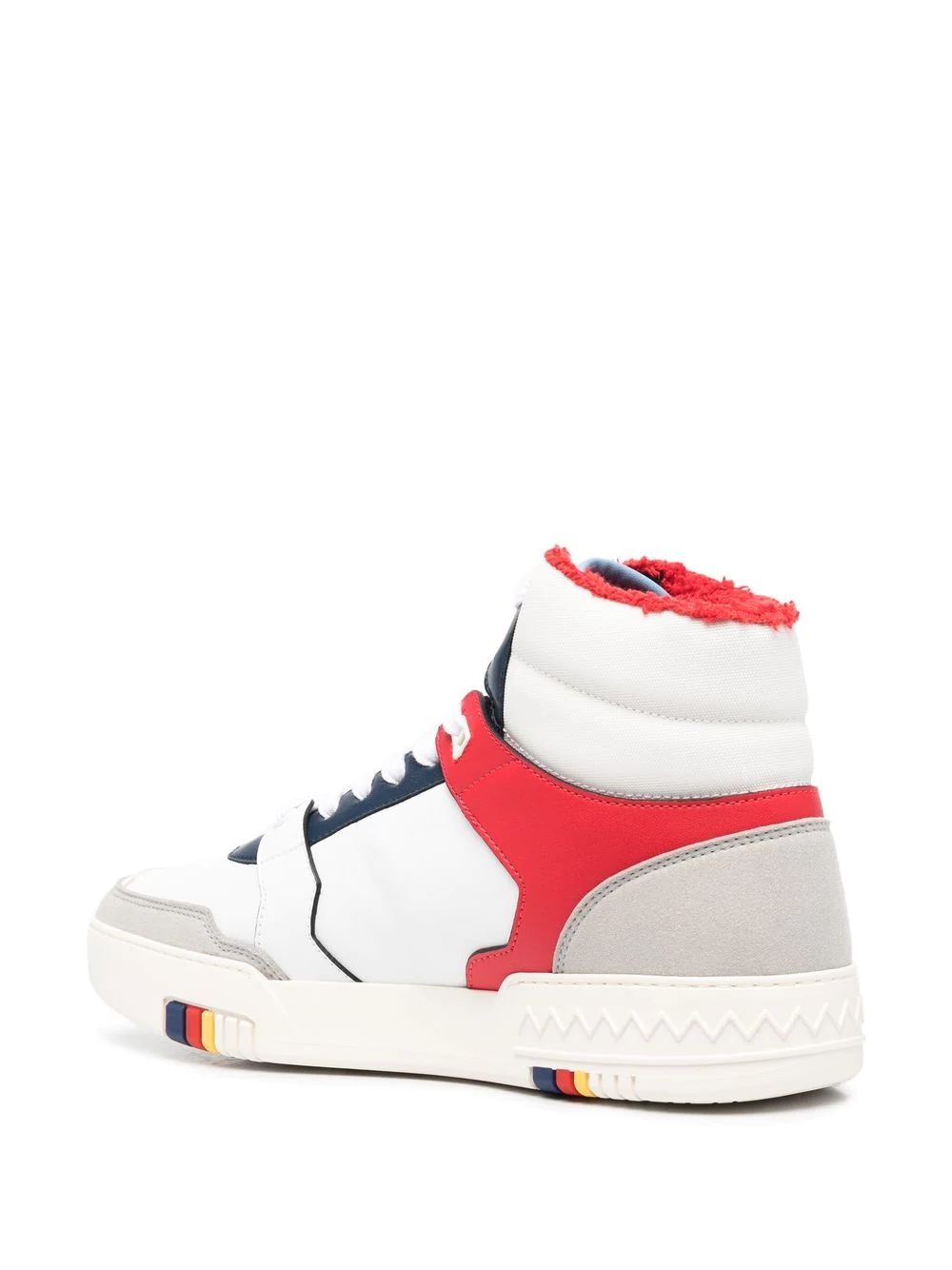 side logo-print high-top sneakers - 3
