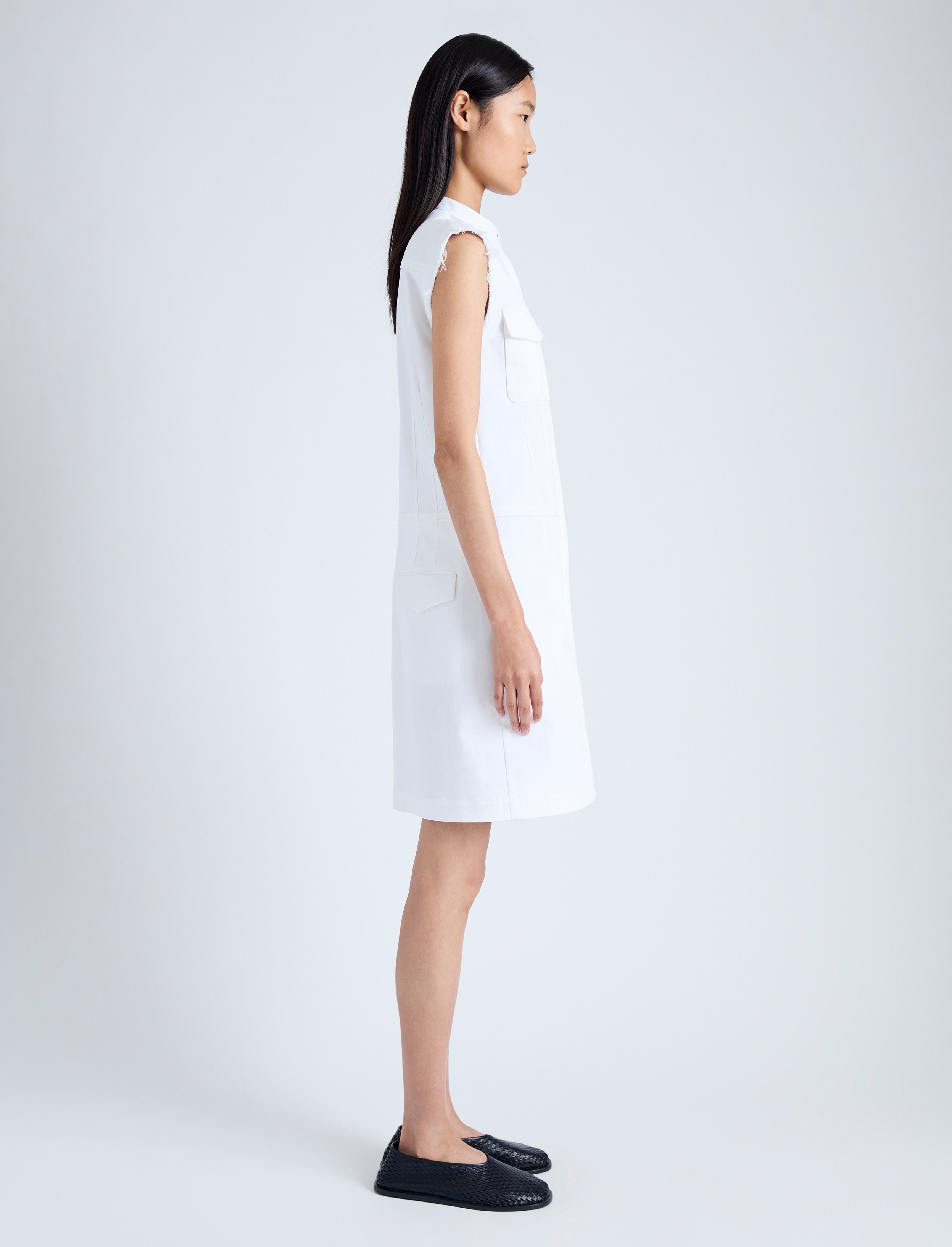 Erica Dress in Organic Cotton Twill - 3