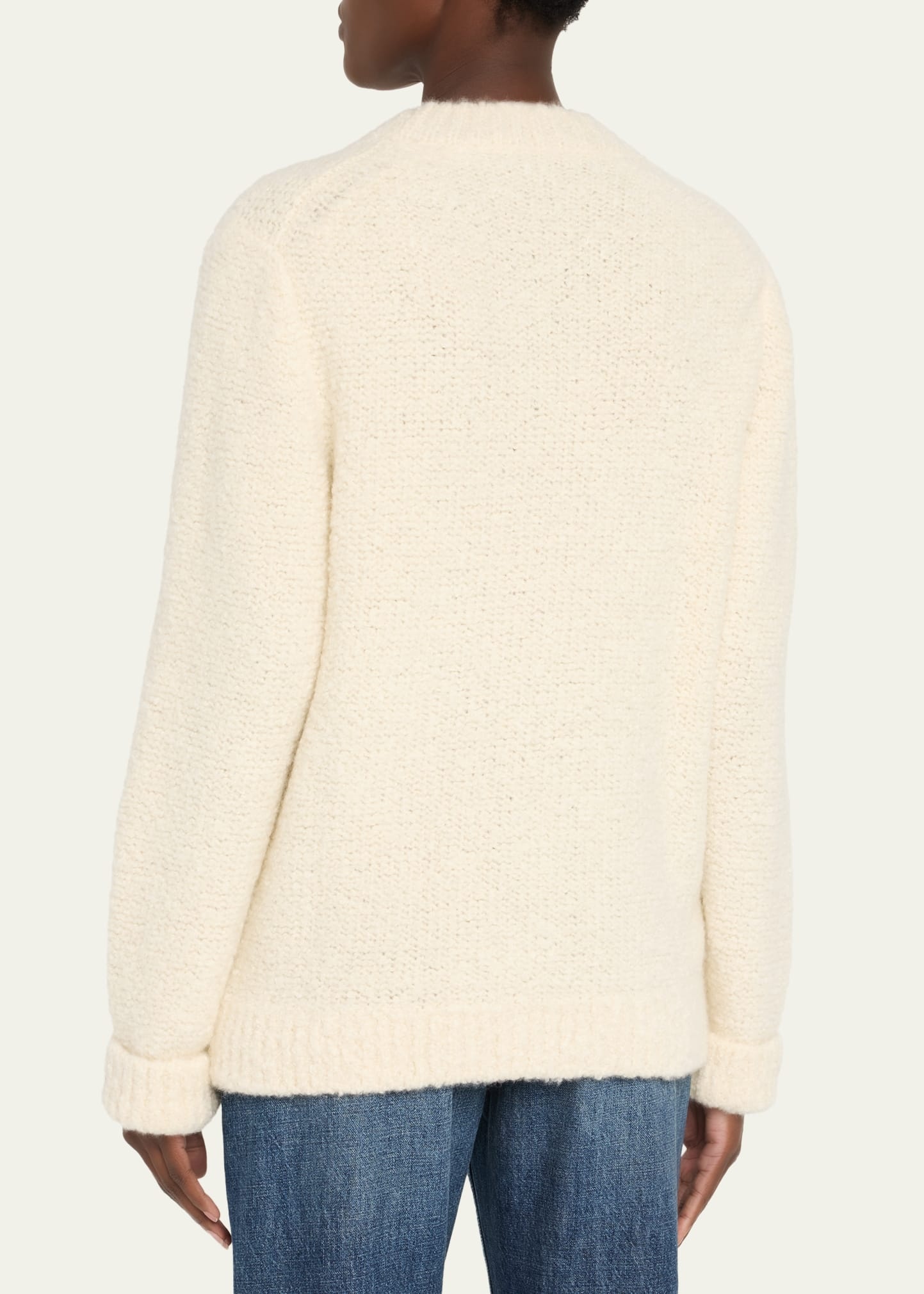 Cloud Boucle Cashmere Sweater - 3