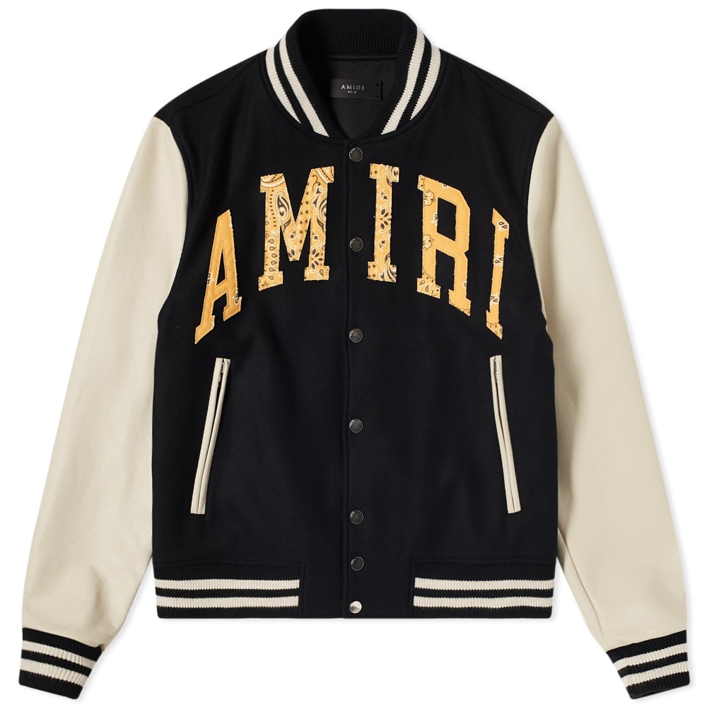 AMIRI Vintage Applique Varsity Jacket - 1