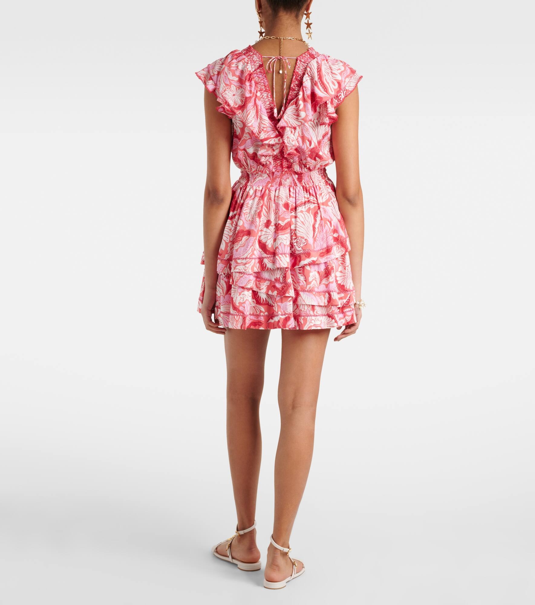 Carol floral satin minidress - 3