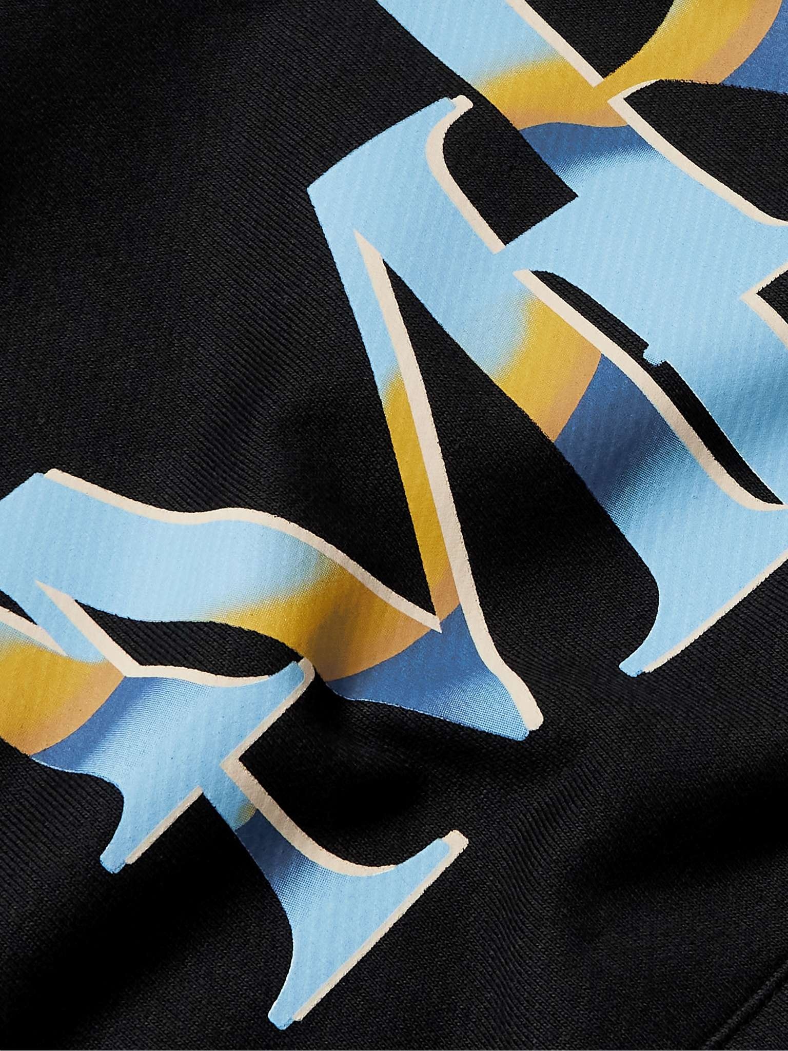 Staggered Chrome Logo-Print Cotton-Jersey Hoodie - 4