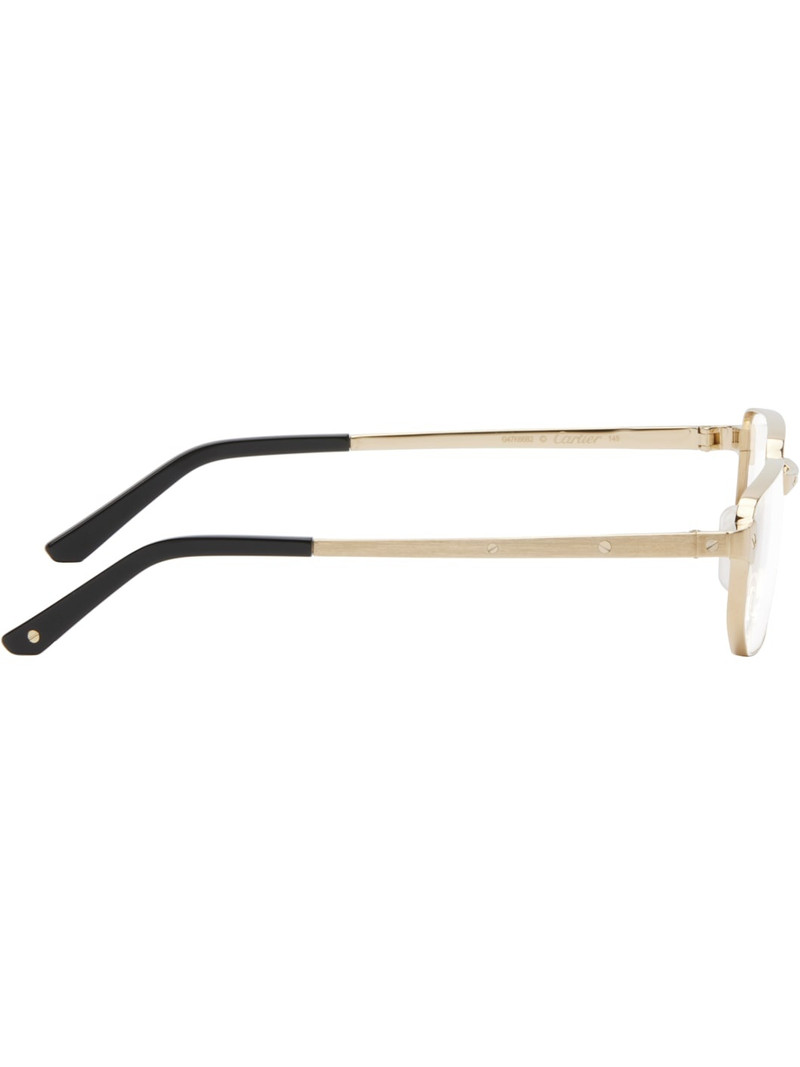 Cartier Gold 'Santos de Cartier' Glasses outlook