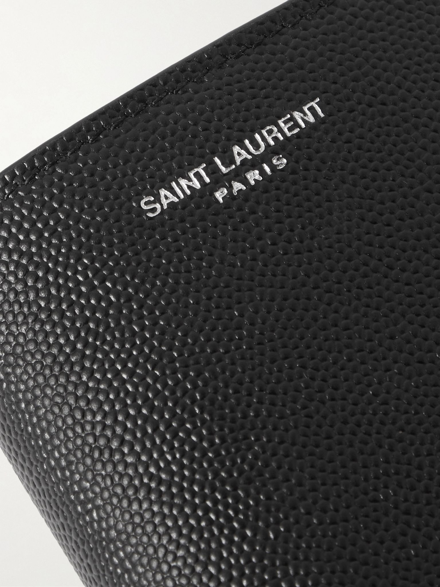 Logo-Debossed Full-Grain Leather Billfold Wallet Black - 3