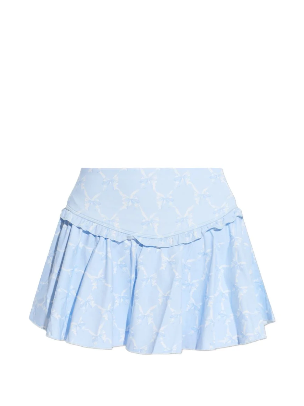 ruffled bow skirt - 1