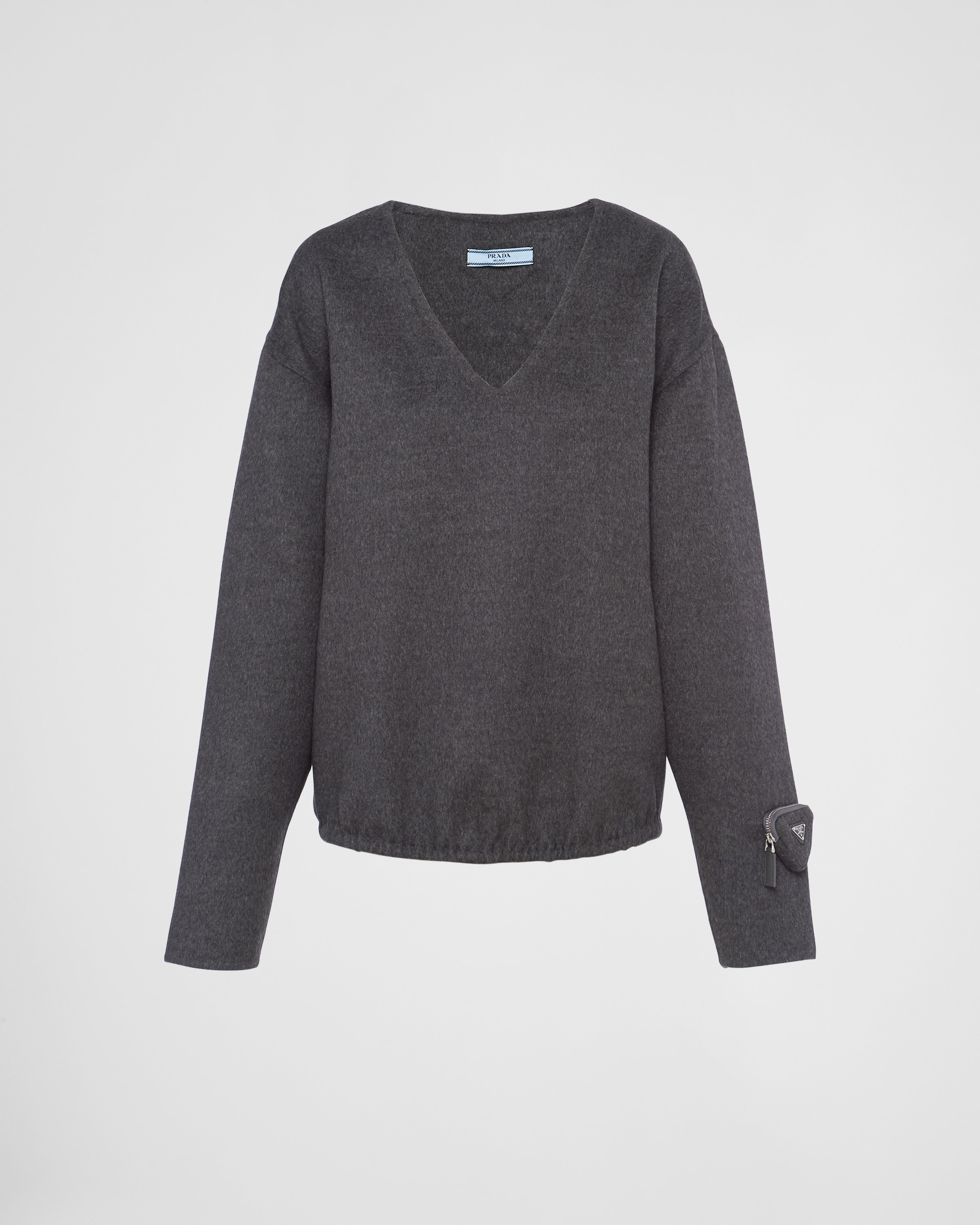 【プラダ・PRADA】Cashgora top with pouch Prada Cashgora top with pouch | REVERSIBLE