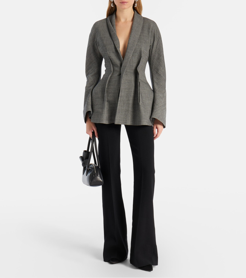 MAGDA BUTRYM Draped wool-blend blazer outlook