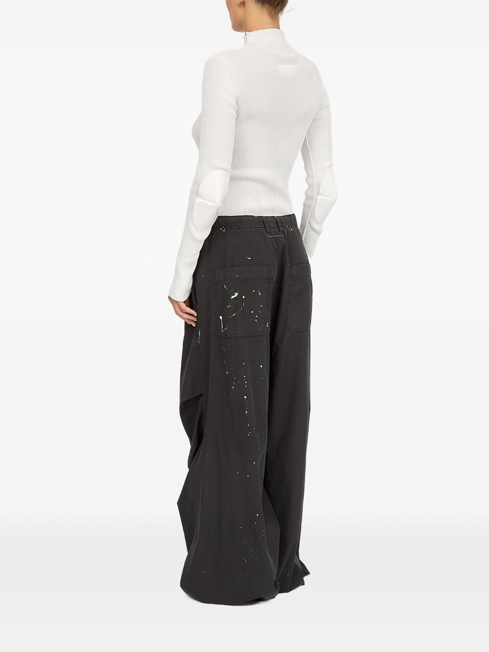 paint-splatter trousers - 5