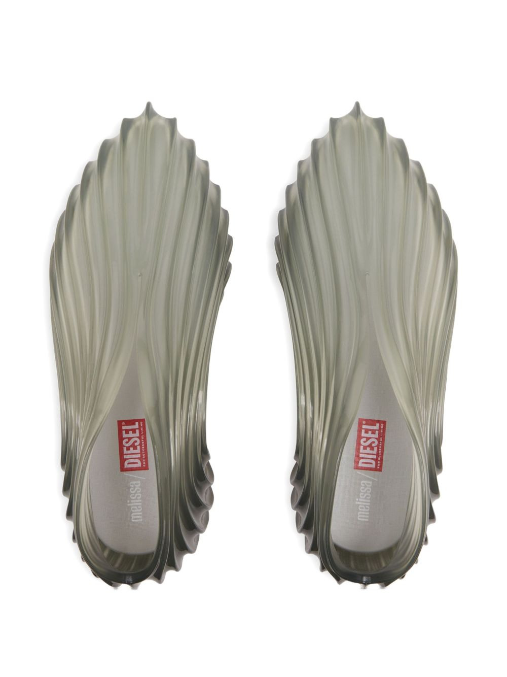 x Melissa ribbed wave sneakers - 3
