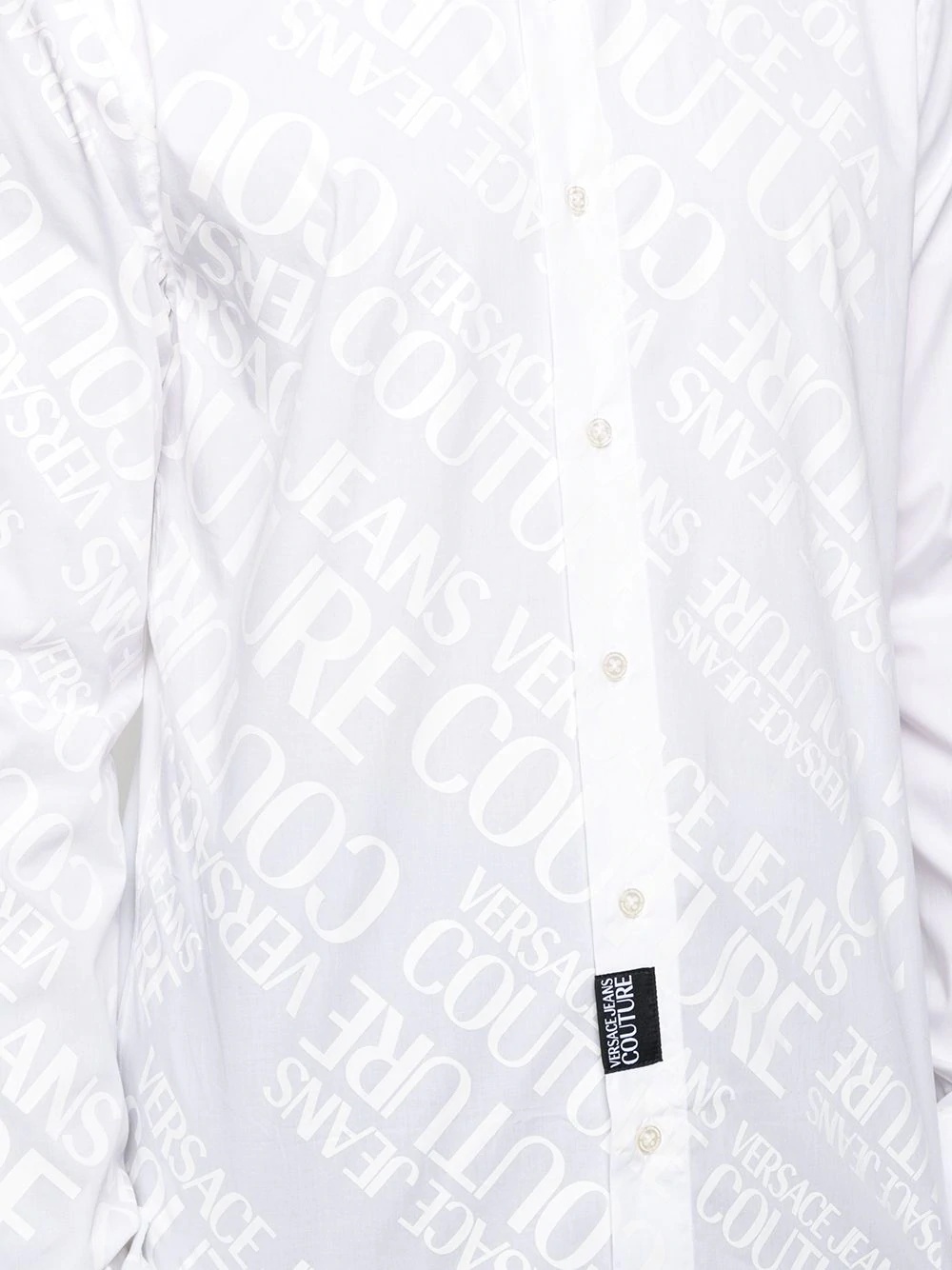 logo printed buttoned shirt - 5