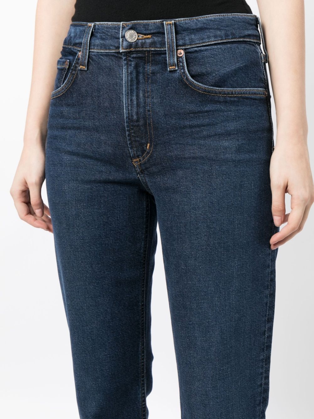 Kye straight-leg cropped jeans - 5