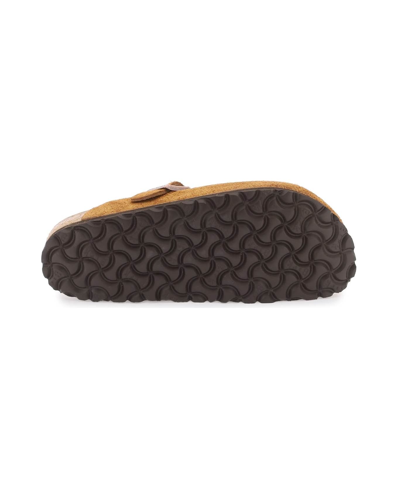 Boston Sfb Slipper-mule In Leather Color Suede - 5