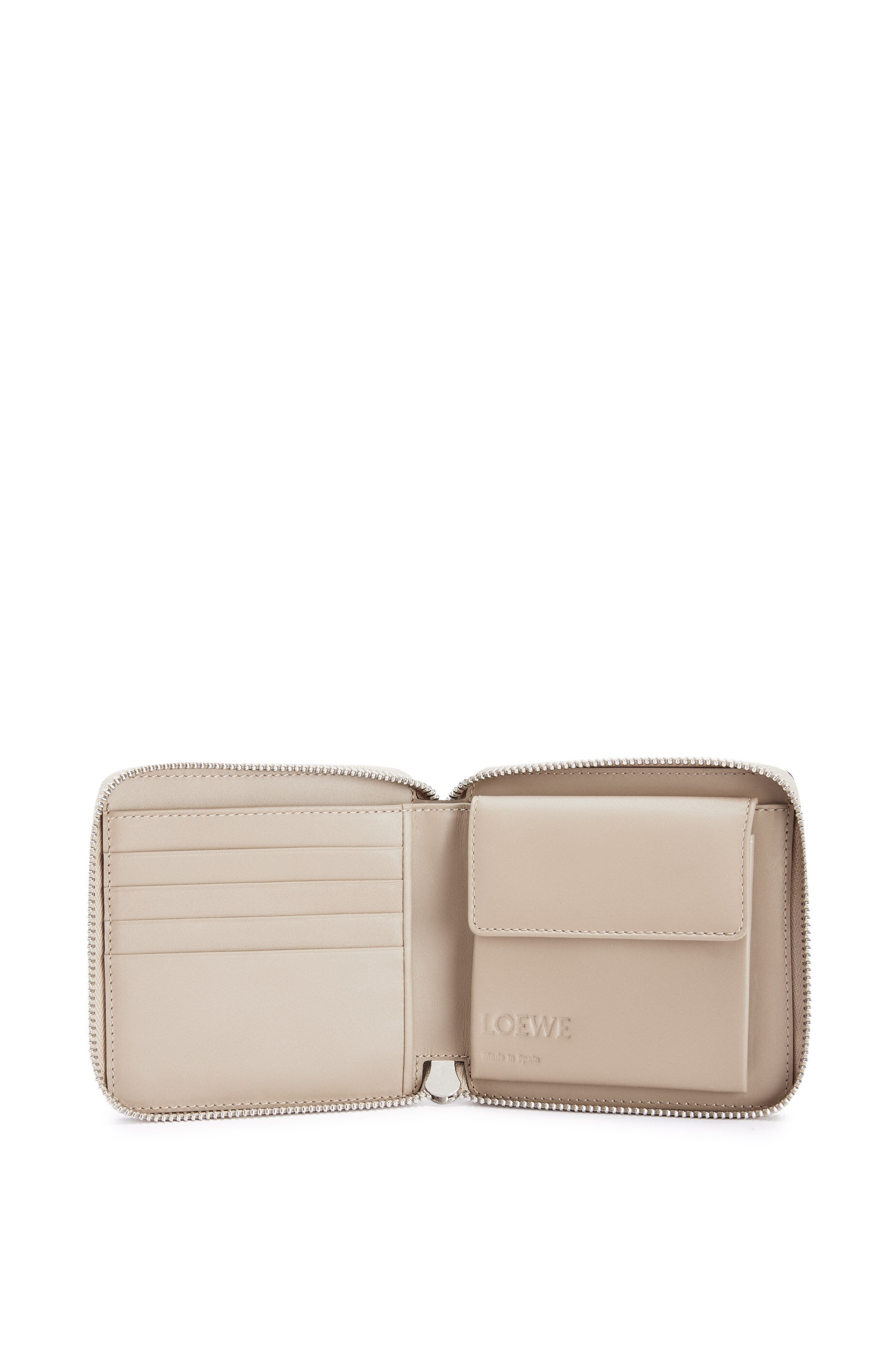 Puzzle squared zip wallet in classic calfskin - 3