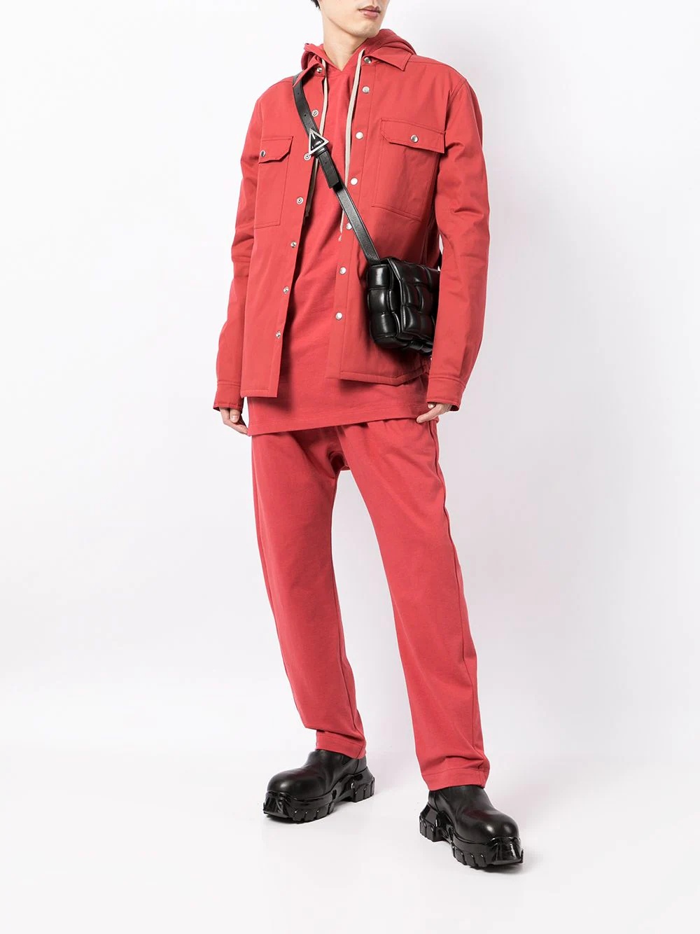 long-sleeved shirt jacket - 2
