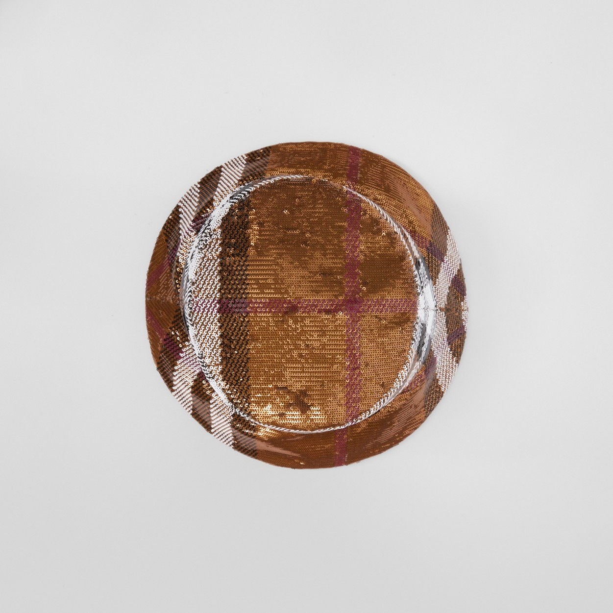 Sequinned Check Bucket Hat - 4