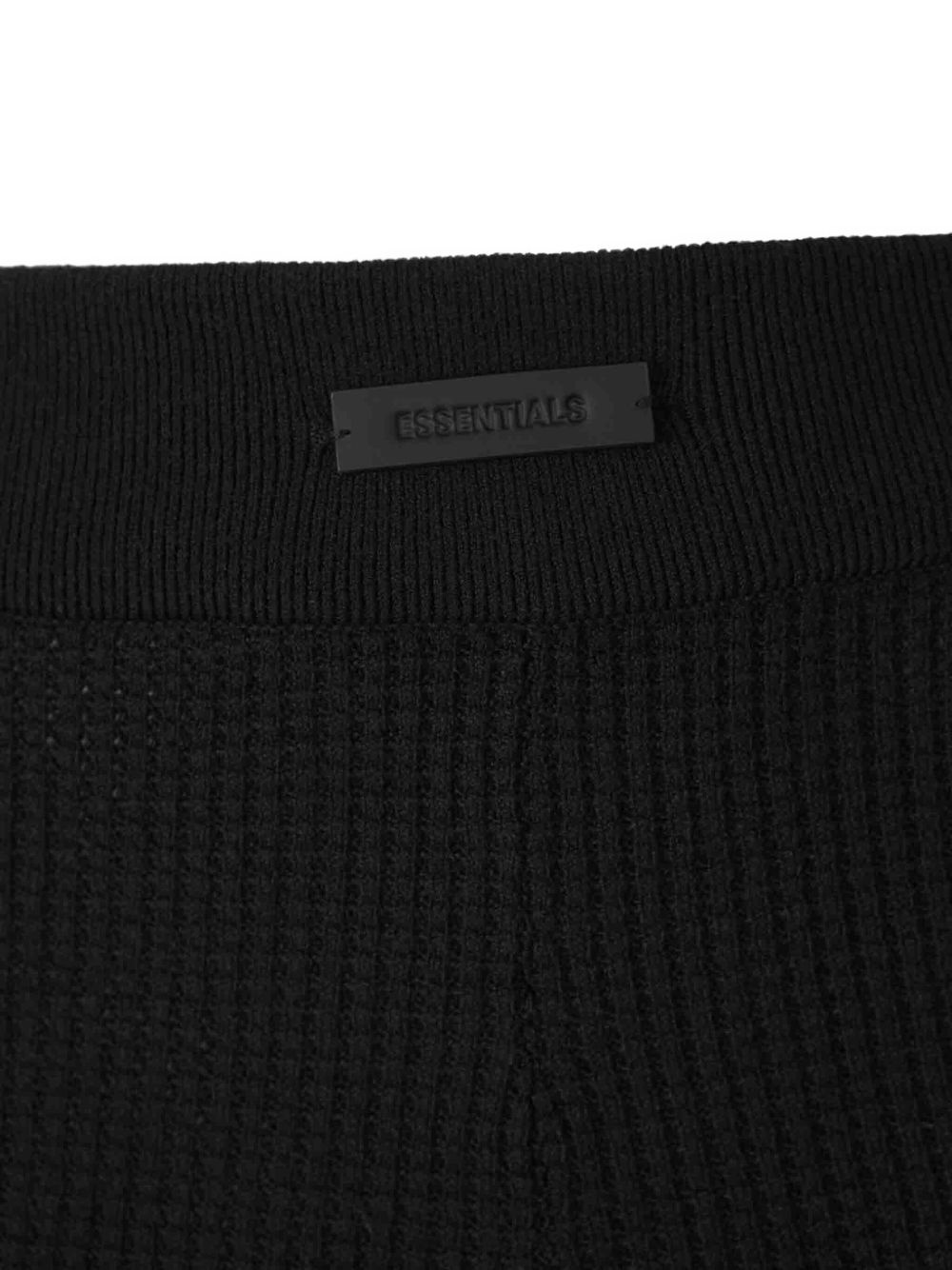 waffle-knit biker shorts - 3