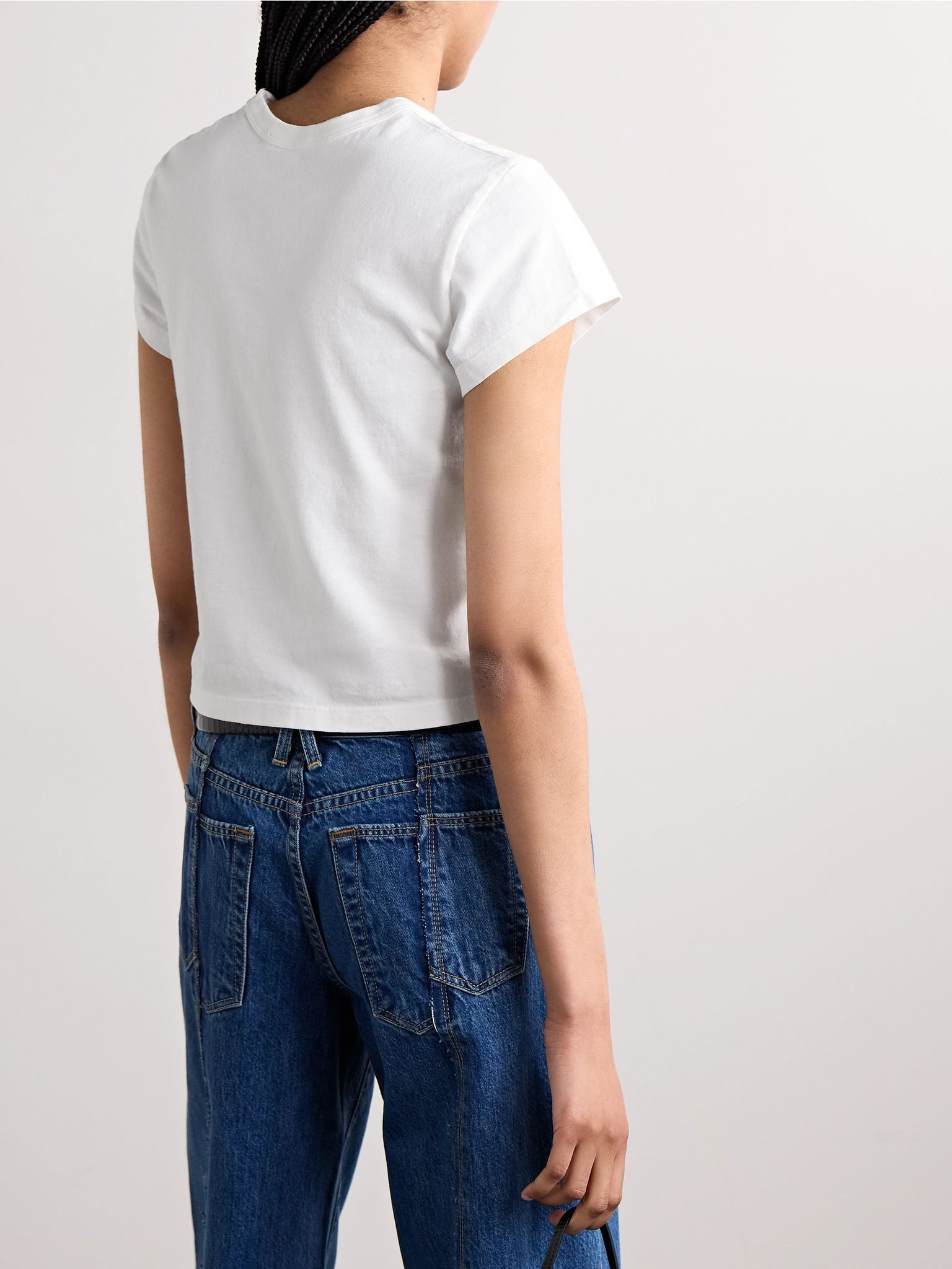 Easy cotton-jersey T-shirt White - 3