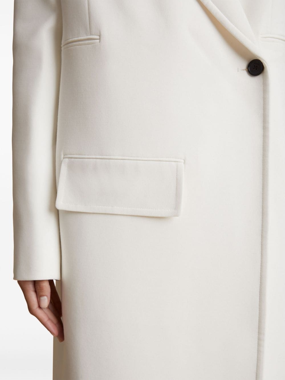 Cobble double-breasted long coat - 6