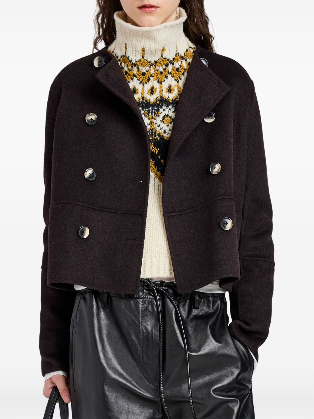 Courtney double-breasted wool jacket - 5