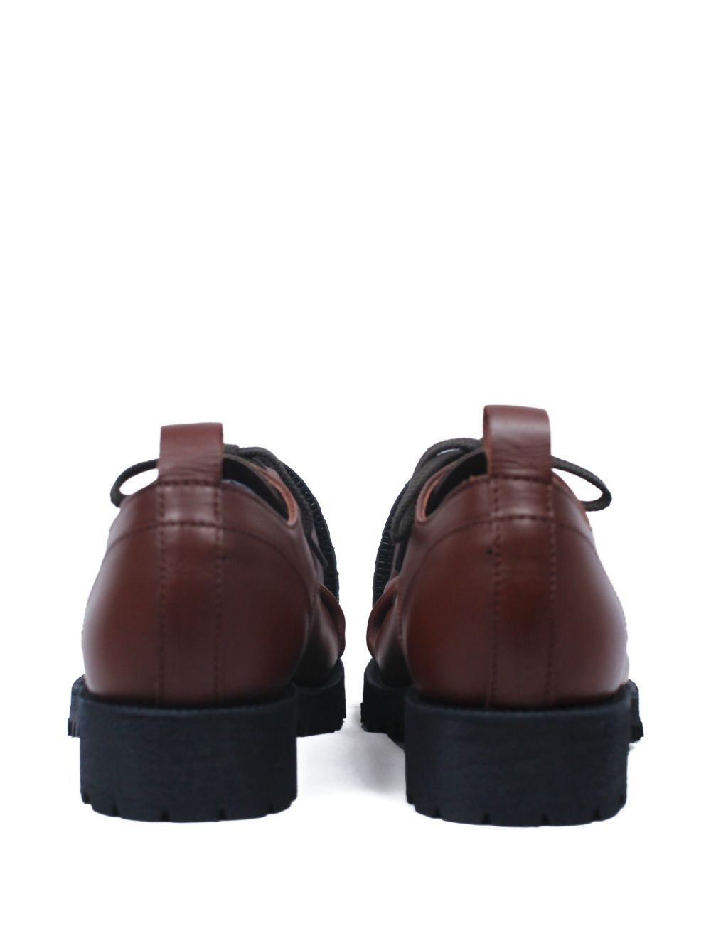 leather derby shoes - 3