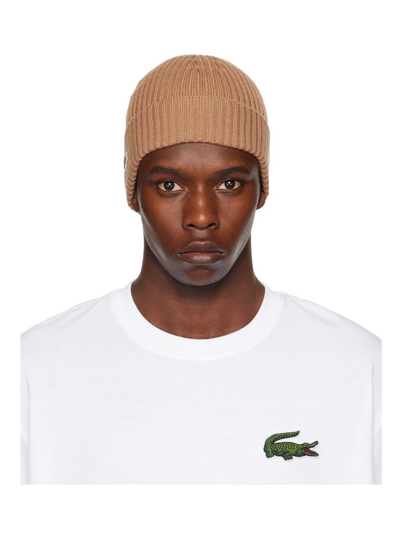Beige Wool Beanie 1