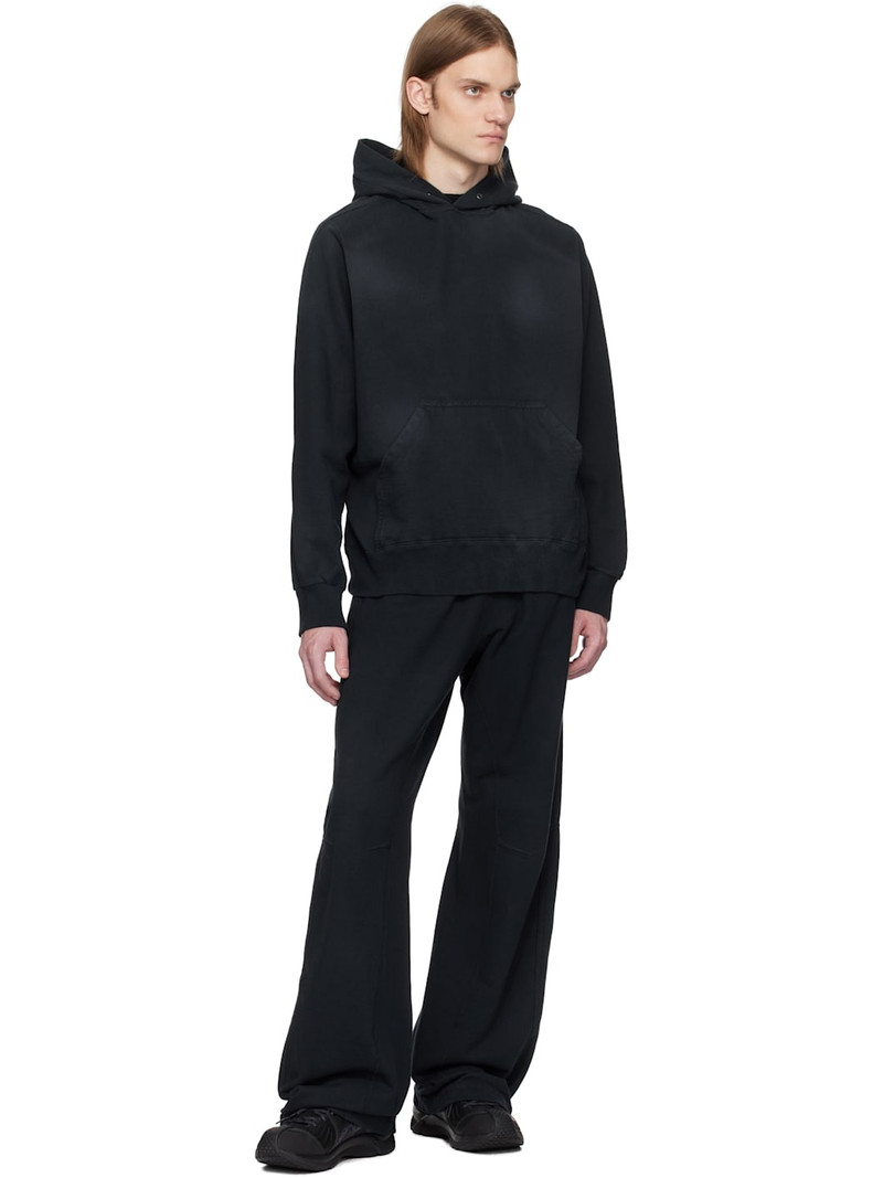 Omar Afridi Navy Knee Darted Flare Sweatpants outlook