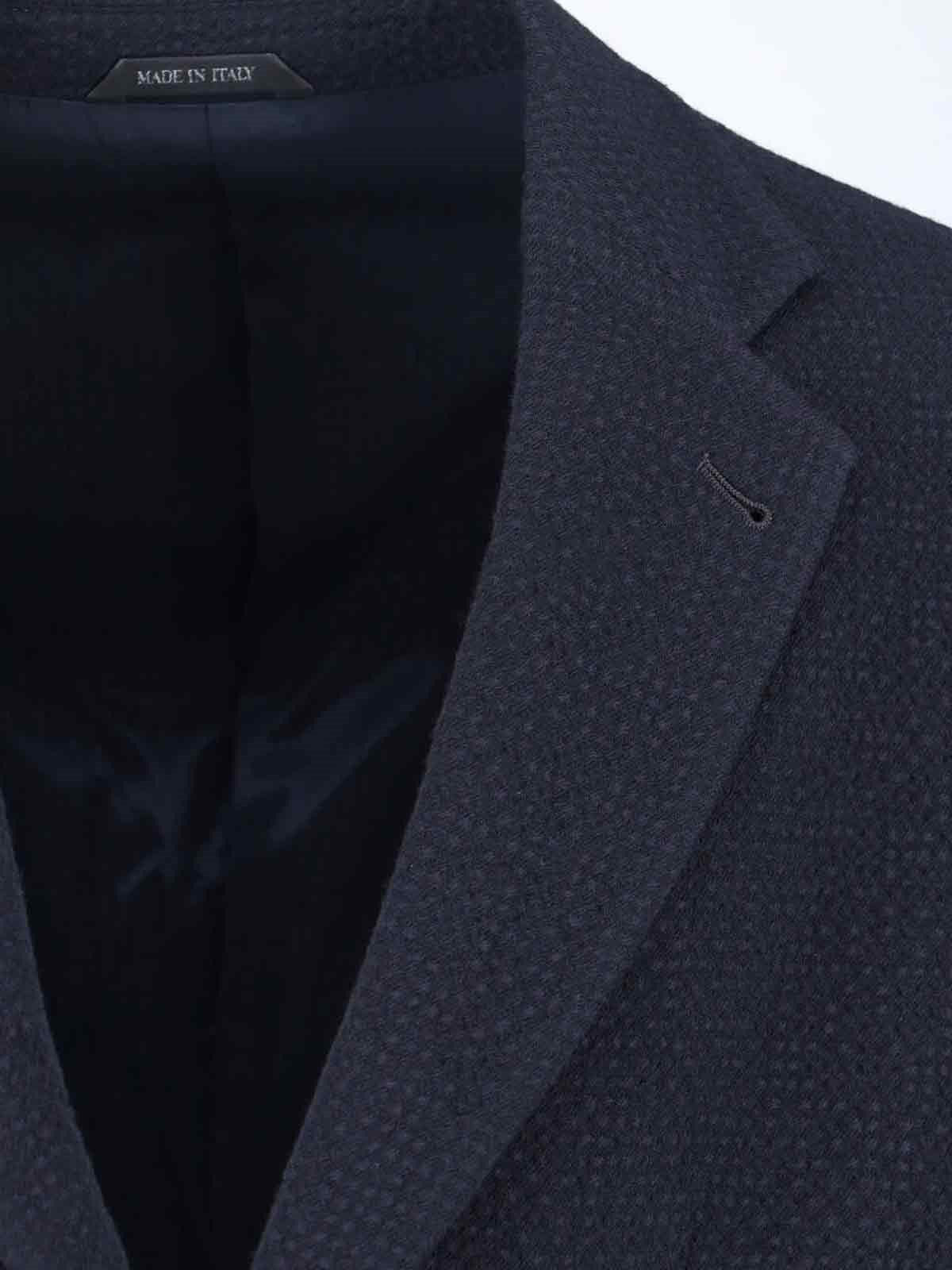 SINGLE-BREASTED VIRGIN WOOL BLAZER - 4
