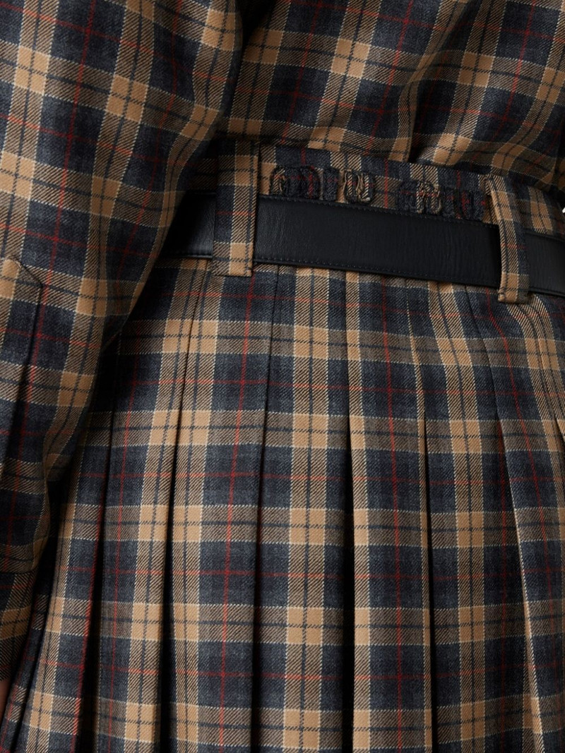 pleated tartan miniskirt 4