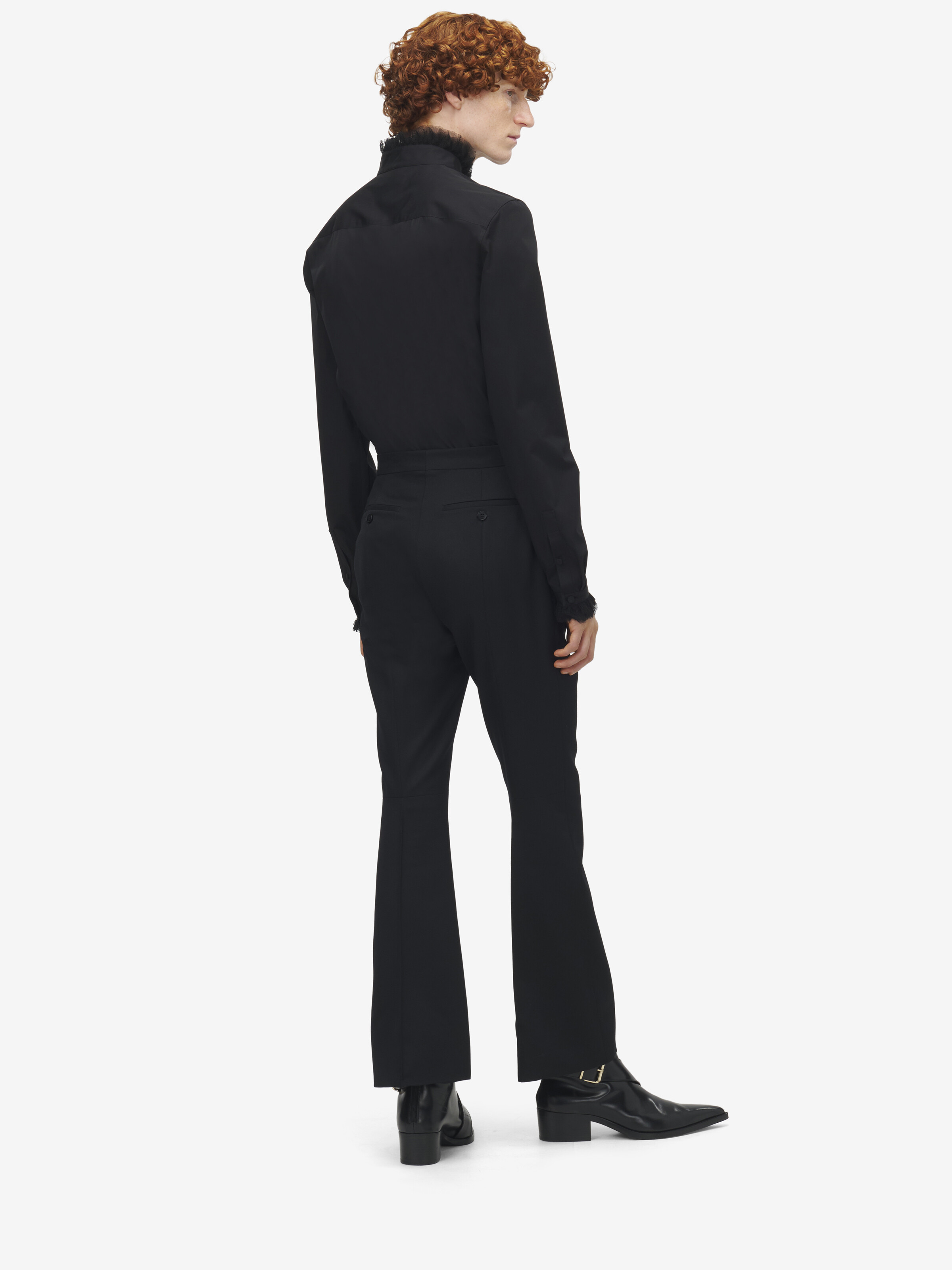 Ruffle Detail Poplin Shirt - 5