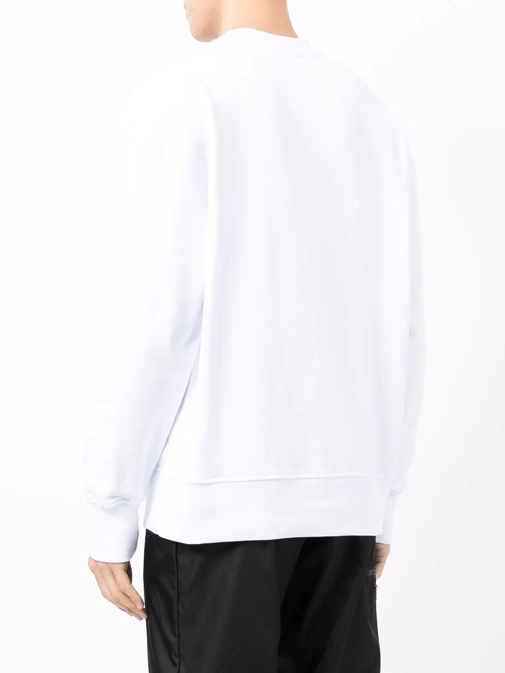 logo embroidery sweatshirt - 4