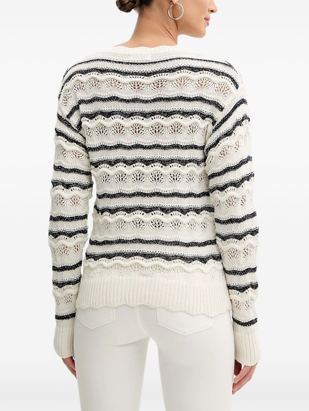 striped sweater - 2