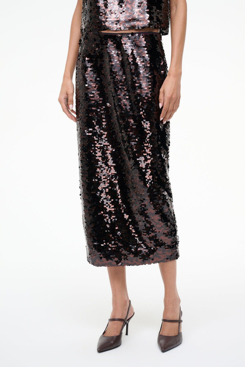 STAUD STAUD CIARA SKIRT ESPRESSO BLACK outlook