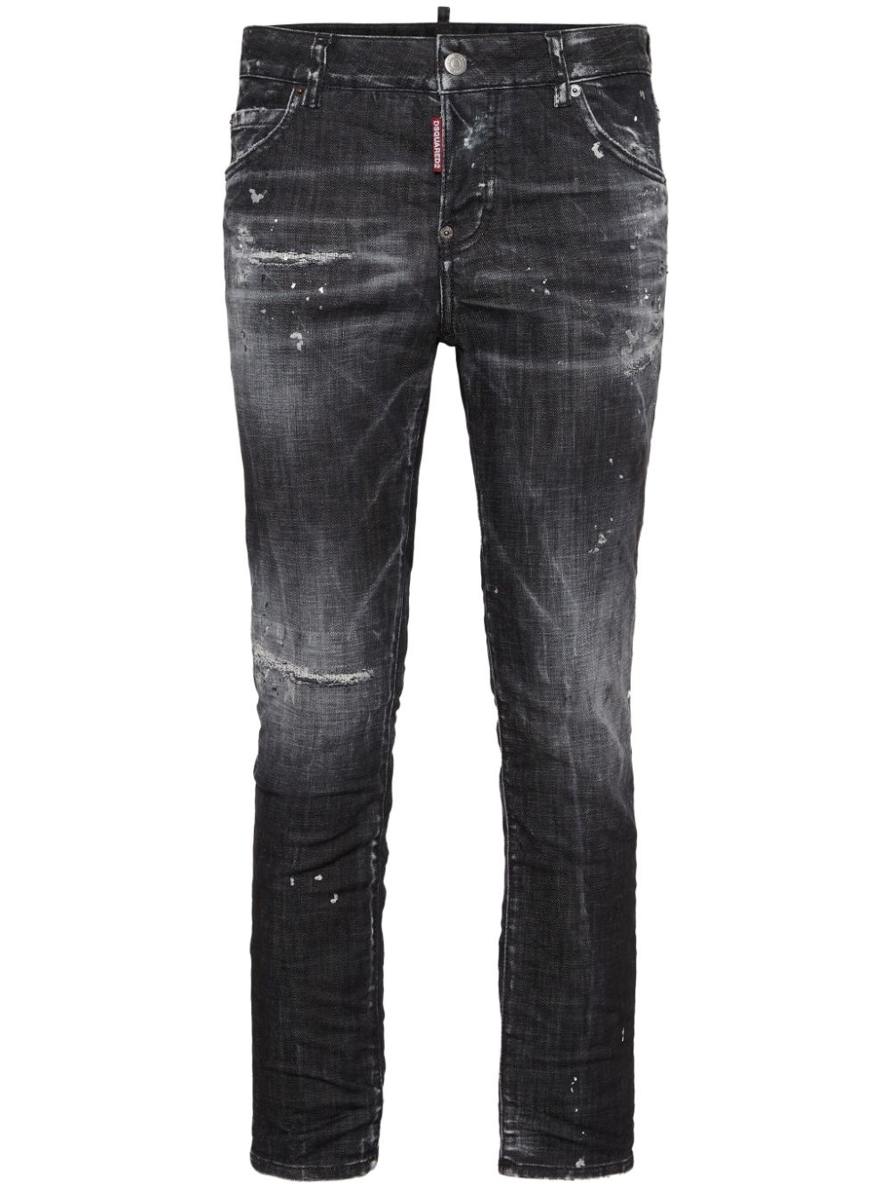 distressed skinny jeans - 1