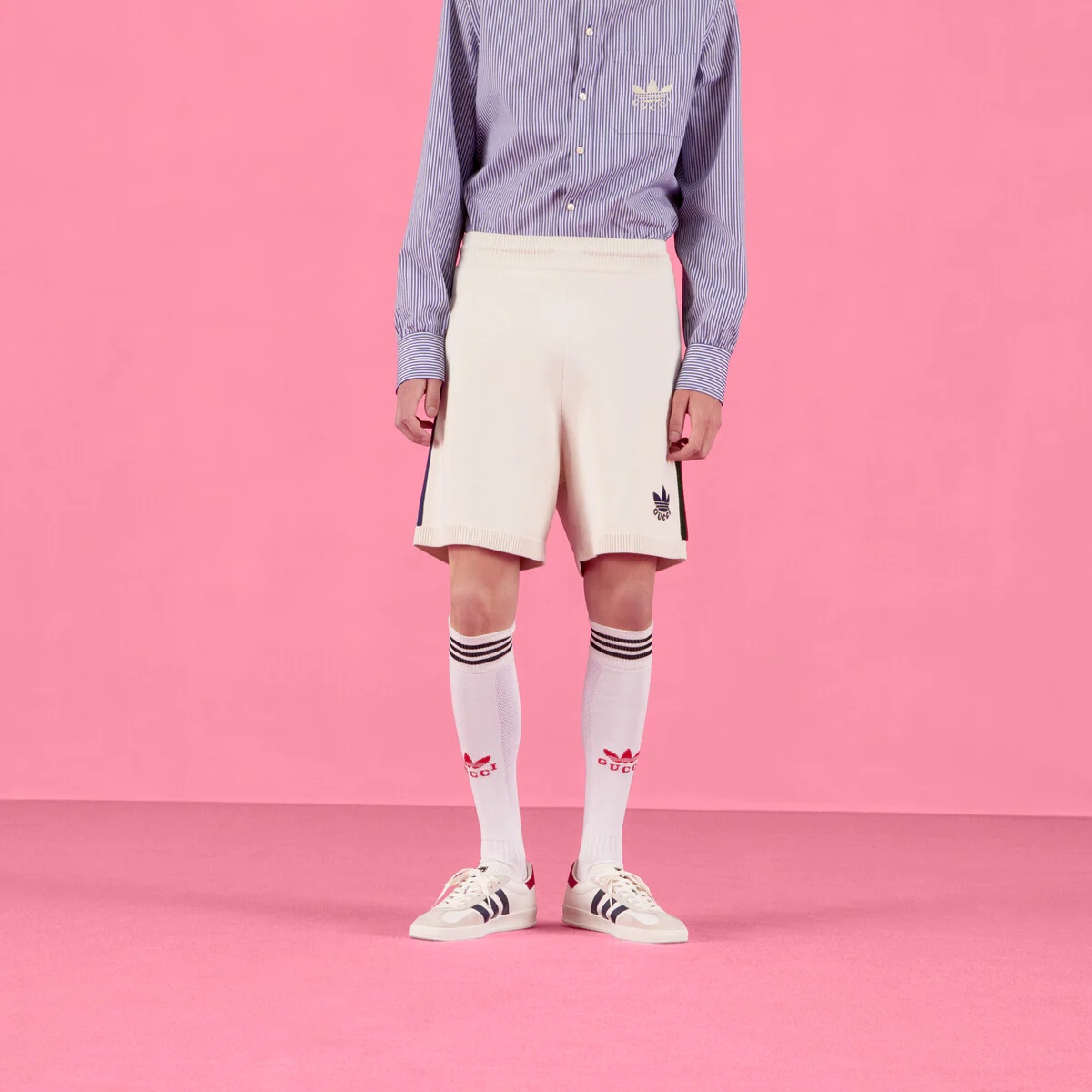 adidas x Gucci elastic viscose shorts - 6