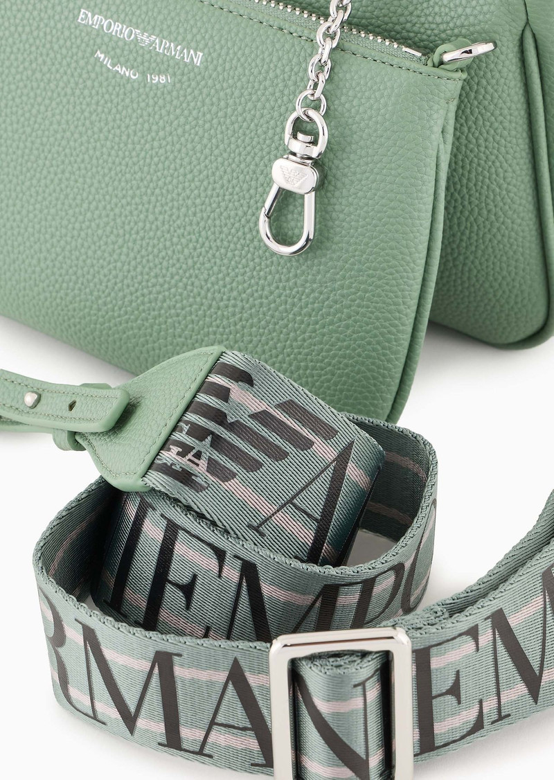 Deer-print double mini bag with shoulder strap 5