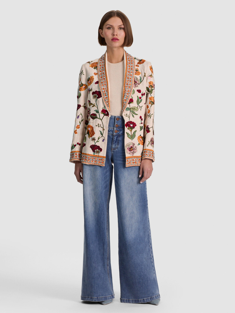 IVAN EMBELLISHED LINEN BLAZER 3