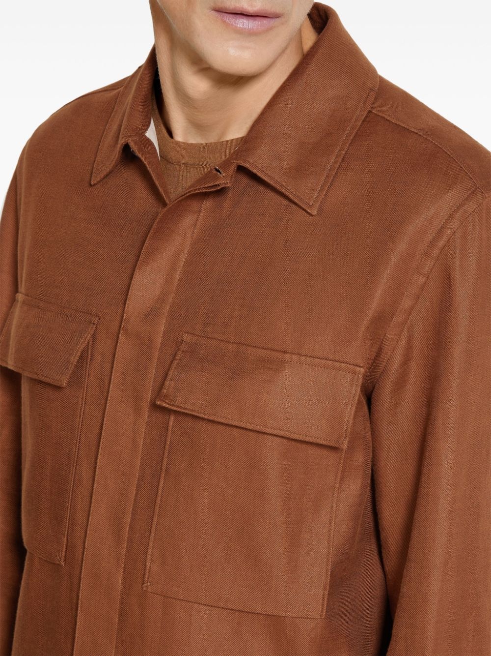 linen shirt jacket - 5