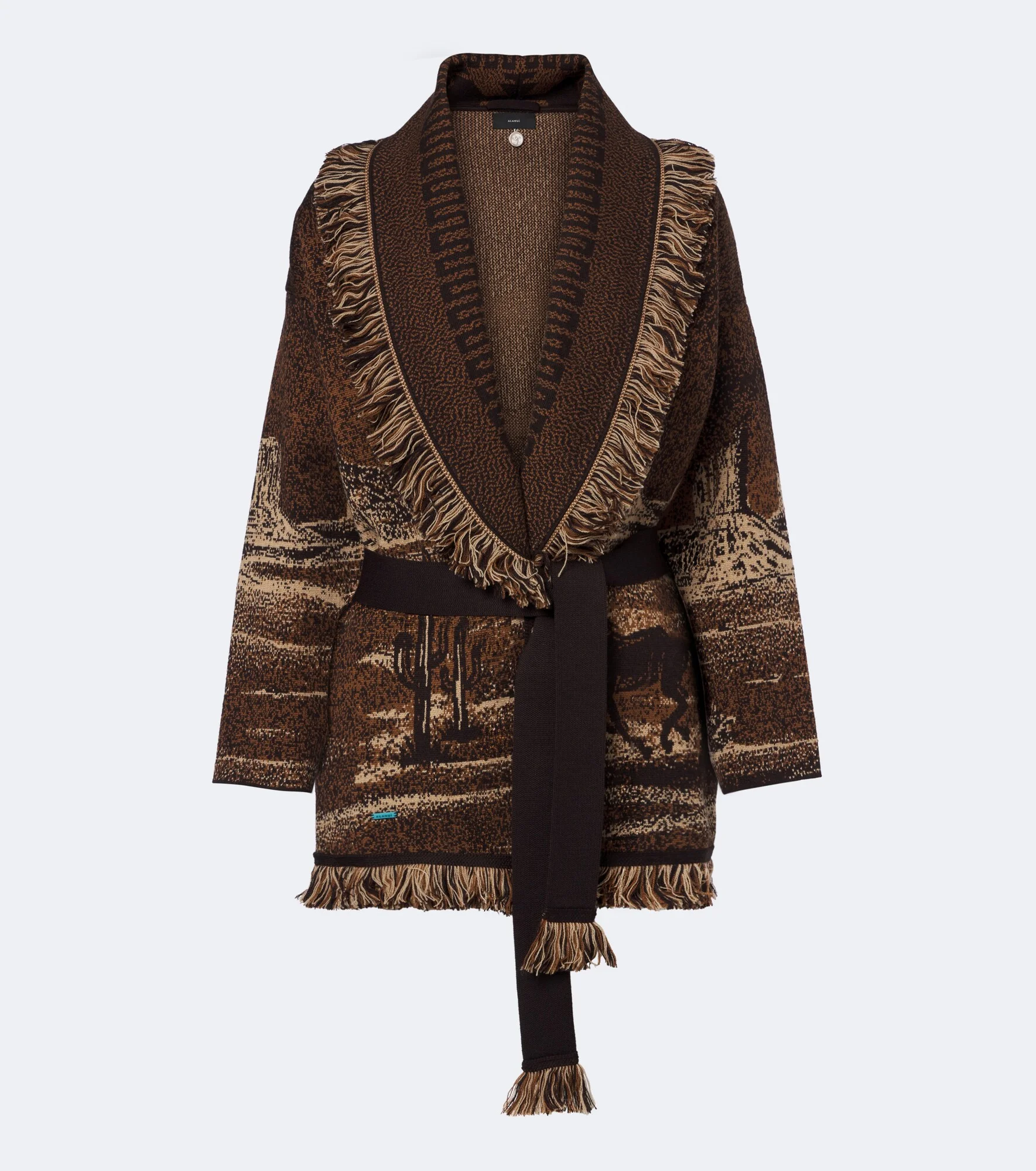 Wild Wild jacquard wool-blend cardigan - 1