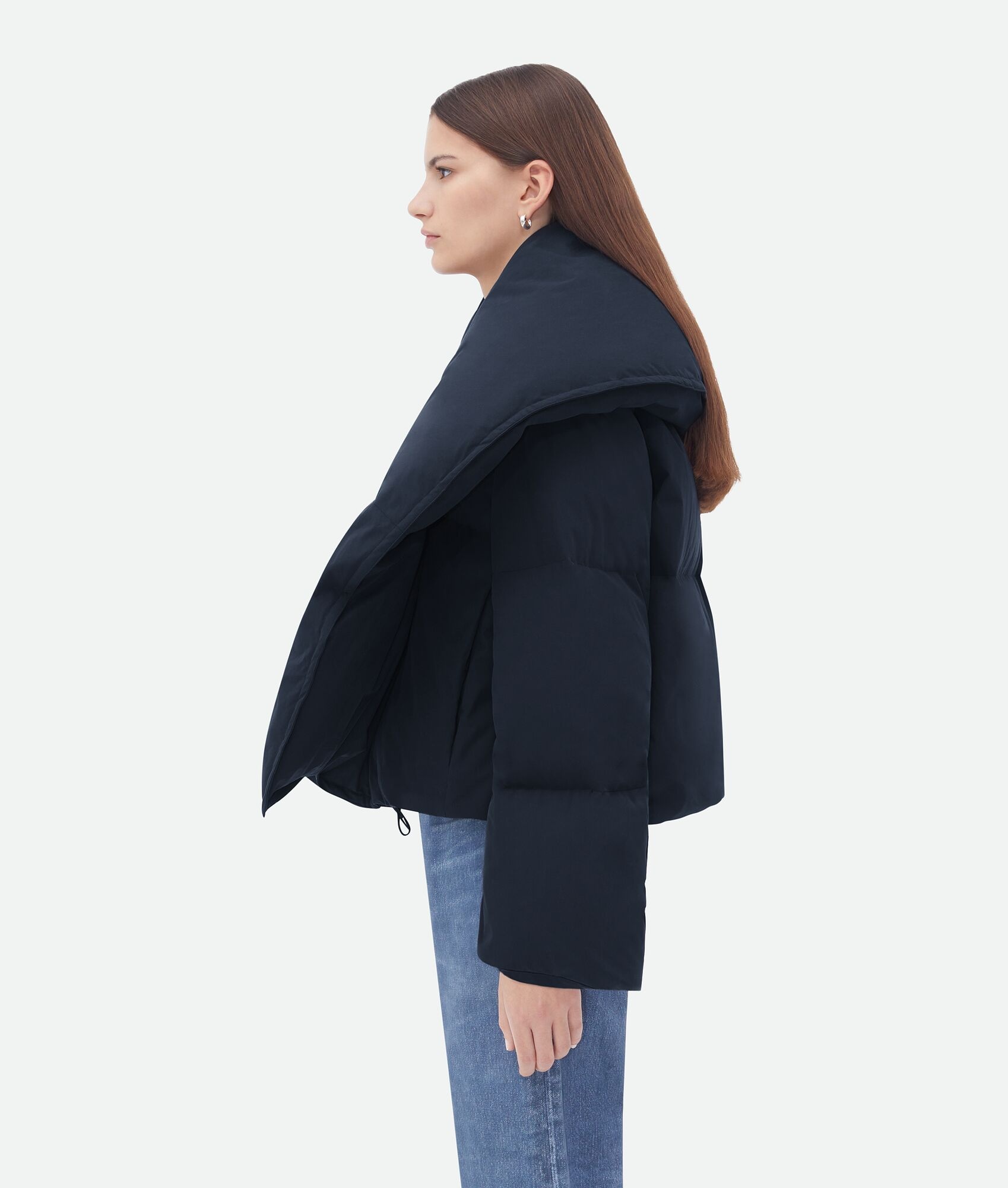 Frosted Poplin Cropped Puffer Jacket - 2