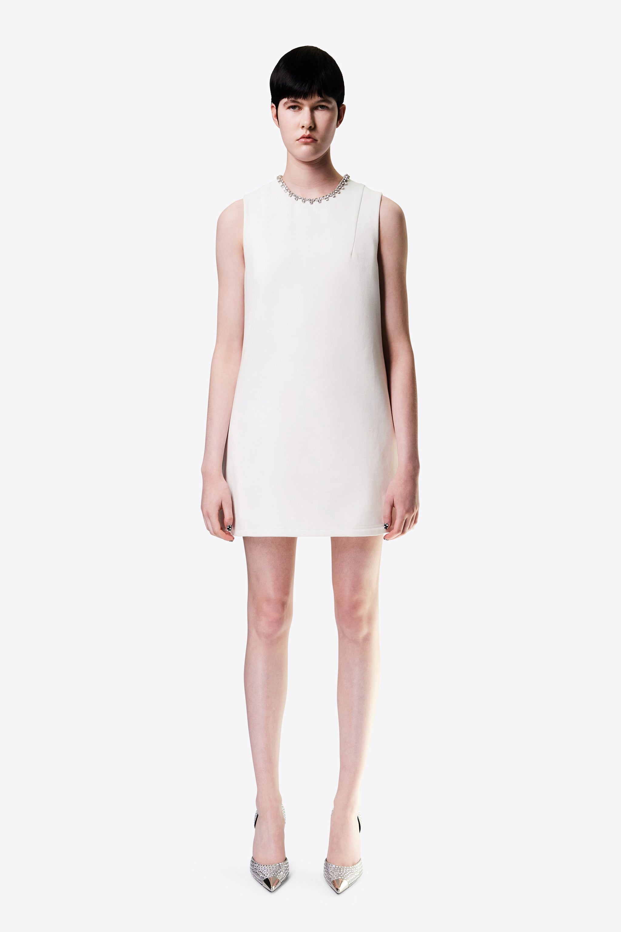 CRYSTAL HEART BACK DRESS - 4