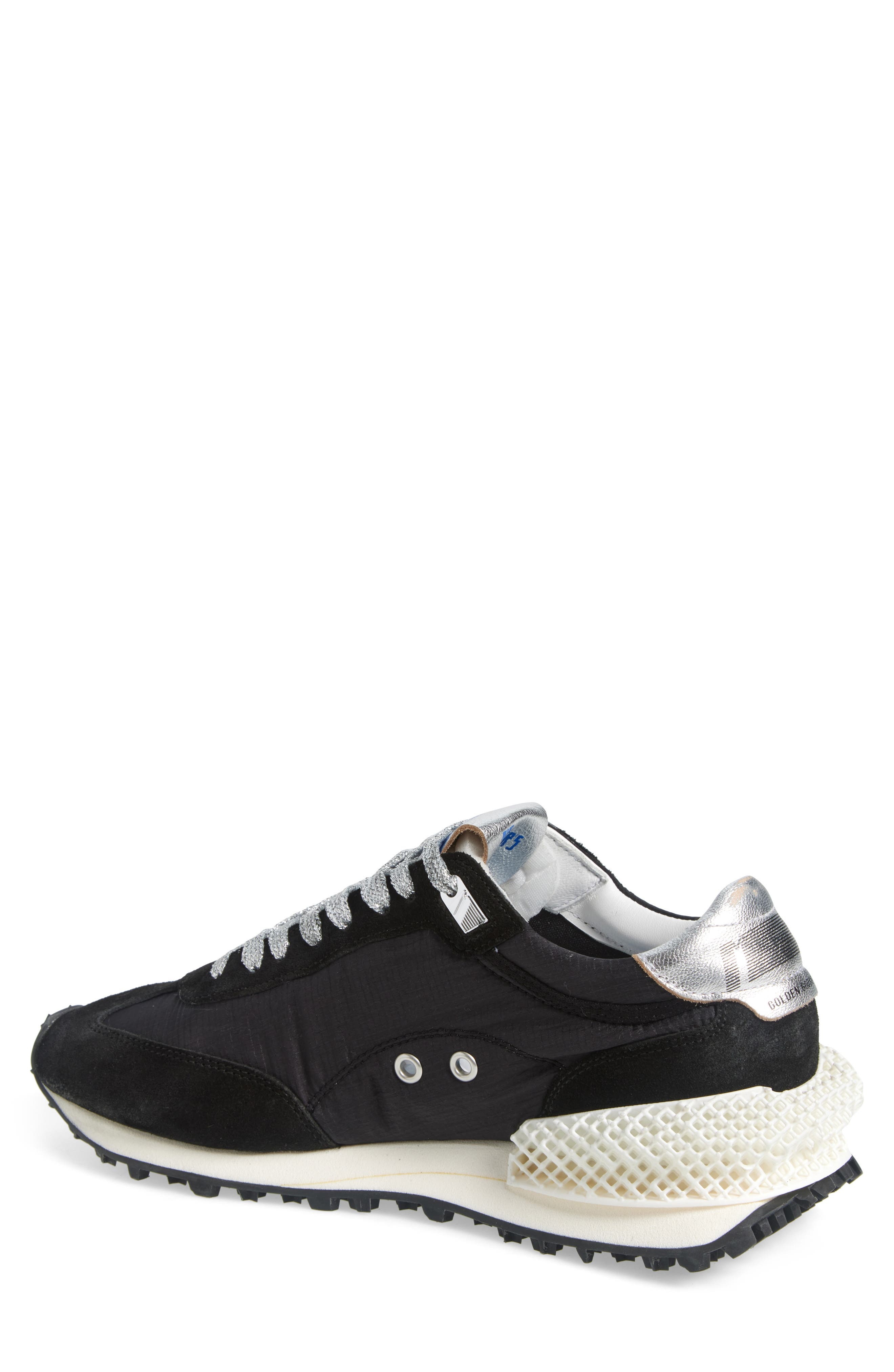 Golden Goose Marathon Sneaker in Black/Silver at Nordstrom - 2