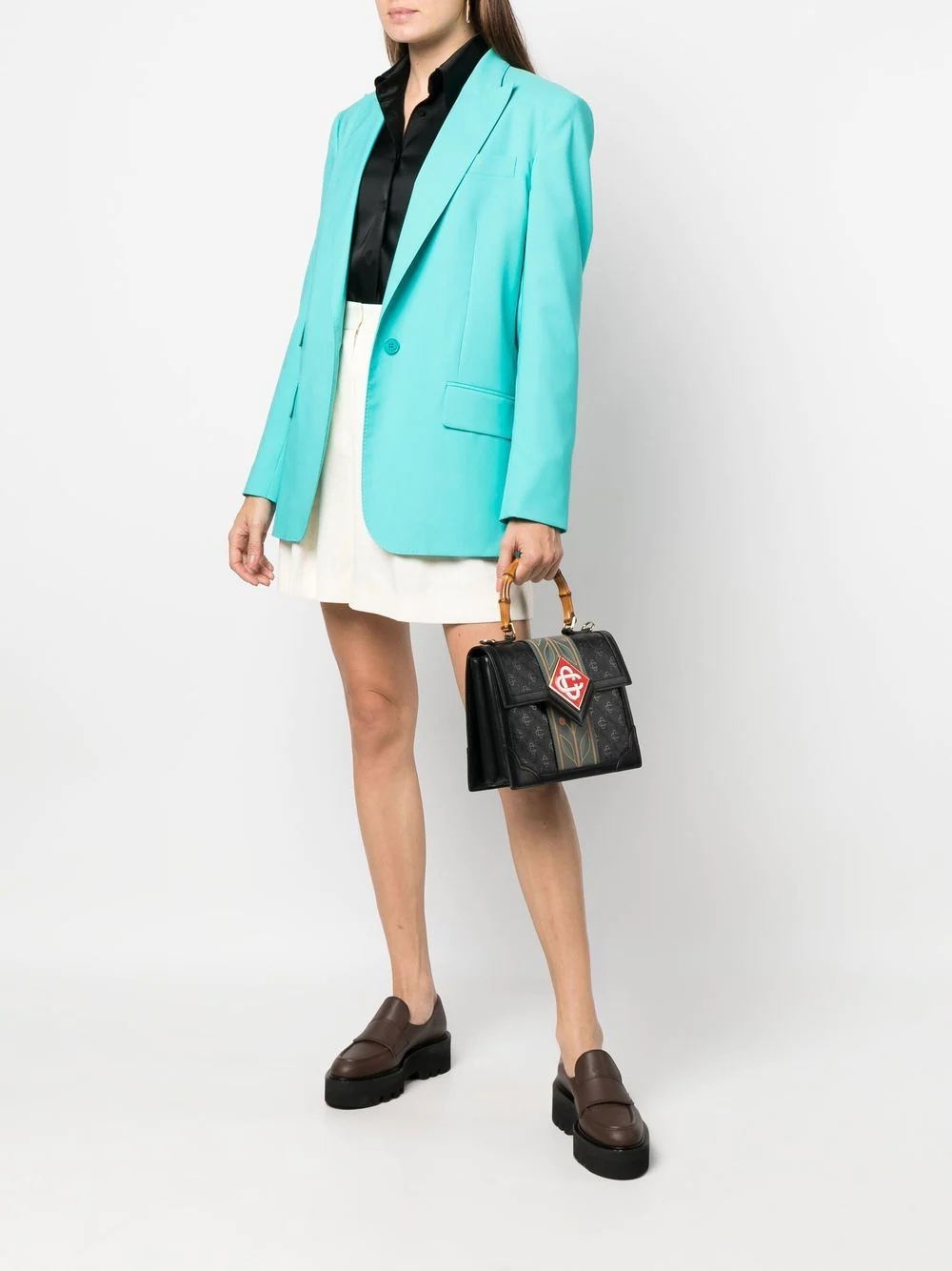 Jeanne logo-patch tote bag - 2