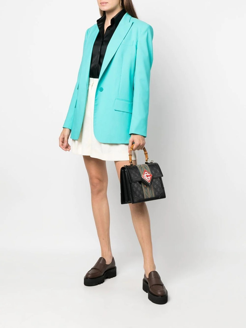 CASABLANCA Jeanne logo-patch tote bag outlook