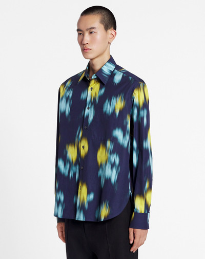 Lanvin BLURRED FLORAL PRINT LOOSE-FITTING SHIRT outlook