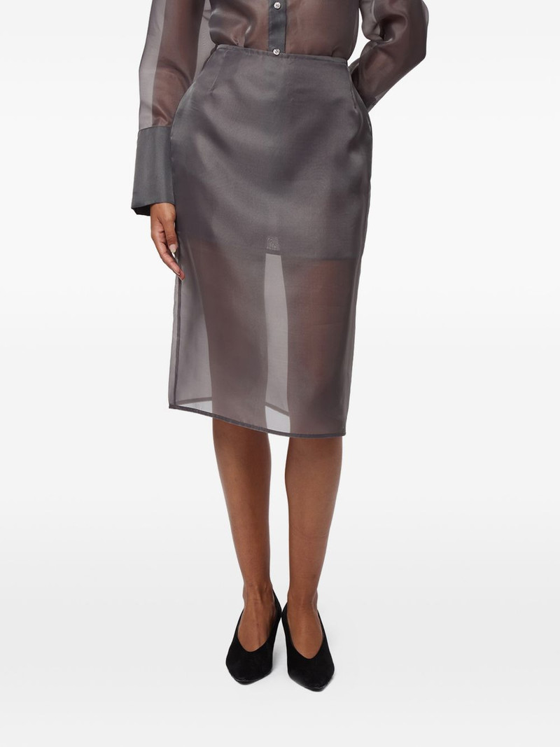 Tyra organza midi skirt 7
