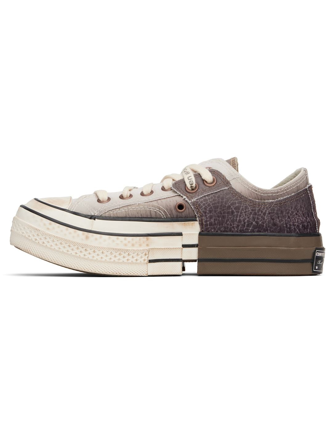 Brown Converse Edition 2-in-1 Chuck 70 Sneakers - 3