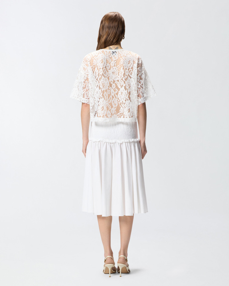 CROPPED LACE T-SHIRT 5